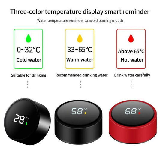 Temperature Water Bottle, LED Temperature Display, Hot Cold