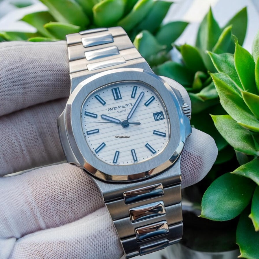 Stainless Steel PP Watch With White Dial